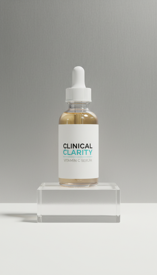 Vitamin C Serum glass bottle